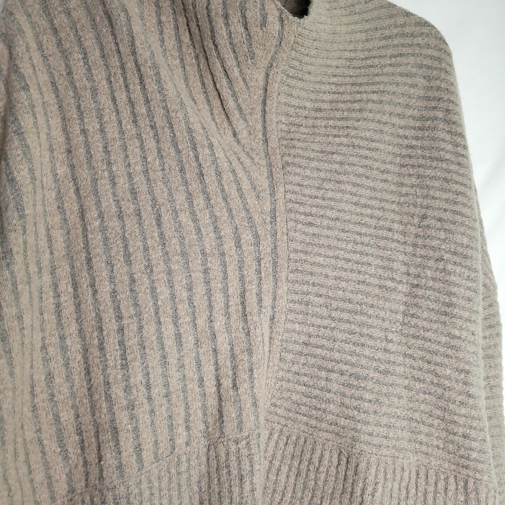 ALL SAINTS Terra Jumper Wool Blend Funnel Neck Ribbed Sweater MEDIUM - Picture 9 of 13